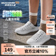 Skechers斯凱奇童鞋男童夏季透氣一腳套網(wǎng)速休閑涼鞋洞洞鞋91995L