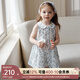 OAK FAMILY夏季新品2025女寶寶無(wú)袖連衣裙文藝娃娃領(lǐng)兒童公主裙 小羊果園 （不含頭飾） 90 cm