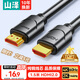 山澤HDMI線(xiàn)2.0版  4K數字高清線(xiàn)1.5米 3D視頻線(xiàn)工程級 投影儀筆記本電腦電視機機頂盒數據連接線(xiàn) 15SH8