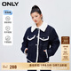 ONLY秋冬學(xué)院風(fēng)活性染寬松加絨牛仔短外套女|12340B001 J37 1000洗水藍牛仔 165/84A/M