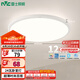 雷士（NVC）陽臺燈臥室吸頂燈書房現(xiàn)代簡約防蚊蟲led照明包安裝24瓦暖白光
