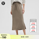 lululemon丨Softstreme? Bound to Bliss 女士長款半身裙 LW8AGWS 深卡其 XXS /2
