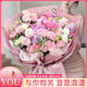 唯愛(ài)鮮花【2小時(shí)閃送 同城花店】品牌十周年精選超高性價(jià)比大/中型花束 【永遠(yuǎn)少女心】粉繡球+粉玫瑰混搭花束