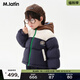 馬·拉?。∕.Latin）/童裝兒童羽絨服冬新款男女小童撞色短款羽絨服 藏青 130cm
