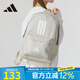 阿迪達斯 （adidas）雙肩包男女包 25新款運動休閑包黑色簡約戶外旅行背包學(xué)生書包 IS7047/奇跡礬土棕/白 15厘米 × 31厘米 × 44厘米