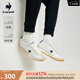 樂卡克（Le coq sportif）法國公雞春秋男女經(jīng)典復古風透氣休閑鞋 白/藍 41