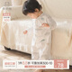乖奇熊【輕氧棉】男女寶寶連體衣夏季薄款長袖空調(diào)服嬰兒涼感哈衣爬爬服