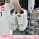 百麗踏2025新款春夏季韓版小森林板鞋女ins潮牌厚底百搭學(xué)生時(shí)尚休閑鞋 橄欖綠粉（順豐包郵）（順豐包郵） 37