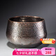 容山堂手工錘目紋銅茶洗缸加厚建水茶渣桶高檔功夫茶具純銅水洗筆洗水盂 手工紫銅錘目茶洗-中