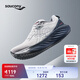 Saucony【彭于晏同款】索康尼勝利22專(zhuān)業(yè)強緩震跑鞋男厚底跑步鞋運動(dòng)鞋男 白深蘭218【寬楦】 42
