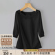絲柏舍2025春夏新款女裝七分袖圓領(lǐng)襯衣清新簡(jiǎn)約氣質(zhì)女上衣