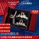 卡瑪倫發(fā)夾后腦勺發(fā)卡高端頭飾2025抓夾鯊魚(yú)夾發(fā)飾套裝七夕情人節(jié)禮物女 山茶雨韻三件套