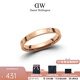 丹尼爾惠靈頓（DanielWellington）dw戒指女 星辰玫瑰金情侶對戒 求婚生日禮物送愛(ài)人 56號 DW00400224