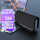 山水音響T8藍(lán)牙音箱多媒體便攜式露營(yíng)桌面戶外音響小型迷你小音箱重低音炮插卡音樂播放器 黑色