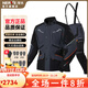 NERVE涅夫摩托車(chē)騎行服套裝男冬季四季通用防水防風(fēng)機車(chē)拉力服 深灰/黑/橘套裝 2XL