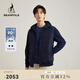 beanpole90%鵝絨  濱波秋冬男針織袖拼接工裝風(fēng)輕量羽絨服 藍色 L 180/96A