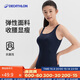 迪卡儂泳衣女連體三角抗氯游泳服顯瘦大碼泳裝泡溫泉深藍4230021