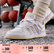 adidas ENTRAP美式校園風(fēng)低幫運(yùn)動(dòng)板鞋少年感復(fù)古籃球鞋阿迪達(dá)斯 白色/黃色/藍(lán)色   41