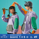 美特斯邦威[中華美邦-塔卡沙系列]衛(wèi)衣男潮流\時尚秋季情侶裝 紫色組 S 165 88A