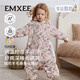 嫚熙（EMXEE）嬰兒分腿睡袋兒童寶寶低敏睡袋四季通用防踢被竹棉羊毛桑蠶絲睡袋 【厚暖】天鵝舞曲 建議14-20℃ 90碼【建議年齡1-2歲 身高85-95cm】