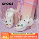 CROCS卡駱馳洞洞鞋泡芙云朵女鞋夏季新款女士增高鞋子高跟鞋涼鞋拖鞋女 云朵/白色（建議拍小一碼） 37 -38(240mm)