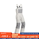 迪卡儂（DECATHLON）冬季戶(hù)外運動(dòng)防風(fēng)滑雪褲背帶褲寬松保暖防水工裝BIB500 白色（新老款隨機）15000mm防水 XS