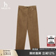 HAZZYS哈吉斯女裝 【倫敦時(shí)裝周同款】秋冬燈芯絨休閑褲ATDSP0BDP07 棕色BW 40 (160/72A)