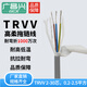 廣昌興TRVV高柔性拖鏈電纜線國標2-30芯/0.2-2.5平方無氧銅耐彎折數(shù)控機床信號控制編碼器伺服機通信線纜 trvv高柔性拖鏈電纜線3芯 1米 0.3平方鍍錫銅