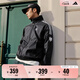 adidas休閑簡約三條紋梭織立領(lǐng)夾克外套男裝秋季阿迪達(dá)斯三葉草 黑色 (偏小，推薦買大1碼)   M