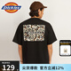 dickies背后趣味印花簡約百搭短袖 休閑T恤 男女同款 DK0A8E5J 黑色 L