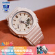 卡西歐（CASIO） 男表女表卡西歐手表男女情侶表學(xué)生時(shí)尚運動(dòng)表太陽(yáng)能雙顯電子表 GMA-S2100-4A甜美少女粉