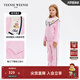 Teenie Weenie Kids小熊童裝24春款女童寶寶撞色衛衣衛褲套裝粉色-大童130 cm