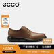 愛(ài)步（ECCO）德比鞋 牛皮增高休閑正裝皮鞋 混動(dòng)防水524704 可可棕 40