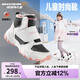 Skechers斯凱奇兒童棉鞋冬季時(shí)尚女童皮鞋短靴加絨保暖雪地靴8701648L