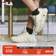 FILA 斐樂(lè)可頌面包鞋復(fù)古運(yùn)動(dòng)鞋男冬休閑鞋老爹鞋 燕麥色-OM 41