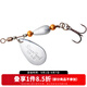 達億瓦（DAIWA）23新款SILVERCREEK銀溪飛旋 旋轉亮片路亞餌復合亮片 鱒魚(yú)餌 銀豆子 6克