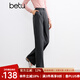 百圖betu女裝秋季新款休閑褲通勤百搭直筒褲西褲腿精褲子2408T74 深灰 M