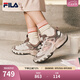 斐樂(lè )（FILA）官方女鞋老爹鞋運動(dòng)鞋2025秋季新款鞋子厚底蘑菇休閑鞋 浮煤灰/白瑪瑙灰-CC 38