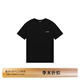 WE11DONE中性男女同款經(jīng)典字母LOGO寬松時尚圓領(lǐng)T恤 黑色 S