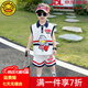 G.DUCKKIDS小黃鴨聯(lián)名奧特曼套裝男童夏季洋氣兒童服裝帥氣男孩無袖卡通衣服 藏青 110 cm