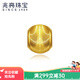 兆亮珠寶黃金轉運珠黃金項鏈足金貓眼圓珠吊墜路路通編繩手串 3D硬金 單個(gè)貓眼（配金色銀鏈）