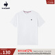 樂(lè )卡克法國公雞夏季圓領(lǐng)短袖T恤 L242UECA0301 瓷白色 2XL