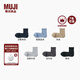 無(wú)印良品（MUJI）男式 合腳直角棉質(zhì)涼爽短襪 男士襪子薄款25年夏季 DAD34A5S 深藏青色 M （25-27cm/40-44碼）