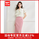 IEF/愛(ài)依服時(shí)尚套裝2025夏季新款法式名媛淑女氣質(zhì)顯瘦上下套裙 粉 M