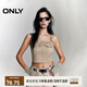 ONLY秋季時尚百搭修身顯瘦短款馬甲女|1241OW001 E13 棕褐色 165/84A/M