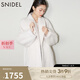 SNIDEL秋冬氣質(zhì)翻領落肩長款羊毛呢大衣外套SWFC244131 象牙白 S （0）