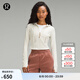 lululemon丨Waist-Seamed Nulu? 女士腰部縫線拉鏈連帽衫 LW3HOPS 骨白 S /6