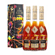 人頭馬（Remy Martin）CLUB500ml煥月限量版 法國優(yōu)質(zhì)香檳區干邑白蘭地 原裝進(jìn)口洋酒 500mL 3瓶