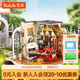 若來(lái)（Rolife）凱瑟琳的復(fù)古客廳diy小屋積木玩具成人兒童生日七夕情人節(jié)禮物