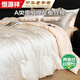 恒源祥A類(lèi)貢緞提花桑蠶絲被子200*230cm6斤宮廷風(fēng)秋冬被芯可裸睡